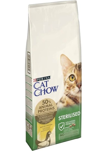 Kısırlaştırılmış Tavuklu Yetişkin Kedi Maması 15 KGCNDST15CCS