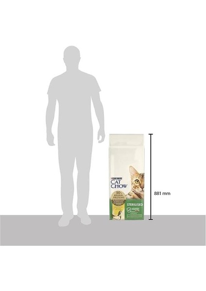 Kısırlaştırılmış Tavuklu Yetişkin Kedi Maması 15 KGCNDST15CCS fırsatları