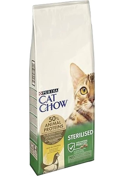 Kısırlaştırılmış Tavuklu Yetişkin Kedi Maması 15 KGCNDST15CCS