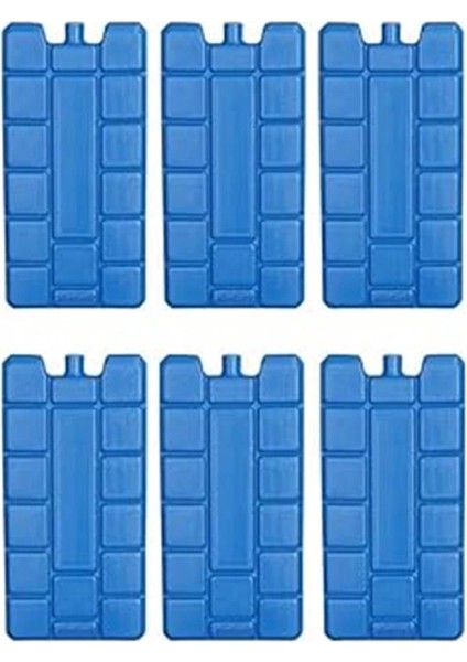 6 Adet Akü Extra Soğutma Özellikli Jel Sıvılı 400ML Kaset Termos Buz Aküsü 60 Saat Koruma Ce Belgeli