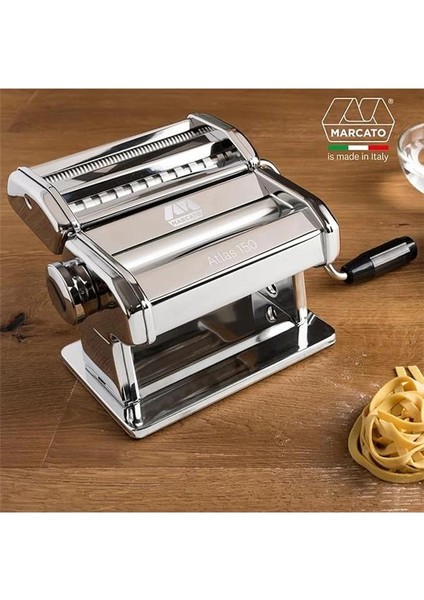 Atlas Makarna Makinesi, Paslanmaz Çelik, Alüminyum, 40 x 30 x 20 Cm, Gümüş fiyatları