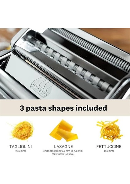 Atlas Makarna Makinesi, Paslanmaz Çelik, Alüminyum, 40 x 30 x 20 Cm, Gümüş modelleri