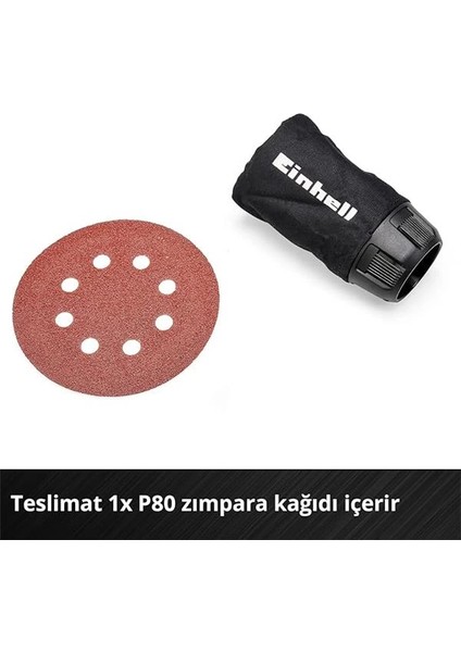 Te-Rs 18 Li - Solo, Akülü Eksantrik Zımpara, Siyah/kırmızı