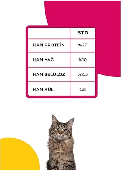 Yetişkin Kedi Mamasi Tavuklu 1 kg Sari Ambalaj modelleri
