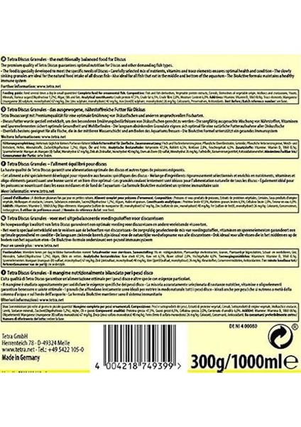 Dişcus Bits 1 LITRE./300 gr