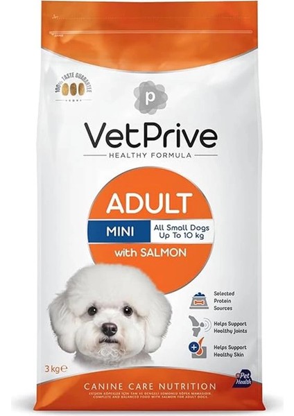Prive Dog Adult Mini With Salmon 3 kg