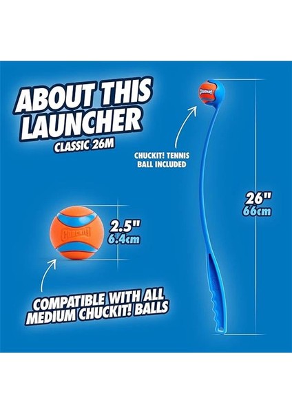 ! Classic Top Fırlatıcı (Tenis Topu Hediyeli), 66 cm Uzunluk modelleri