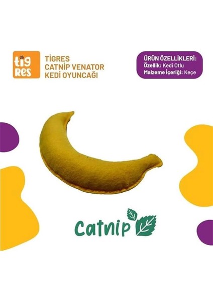 Venator Catnipli Muz Şeklinde Kedi Oyuncağı fiyatları