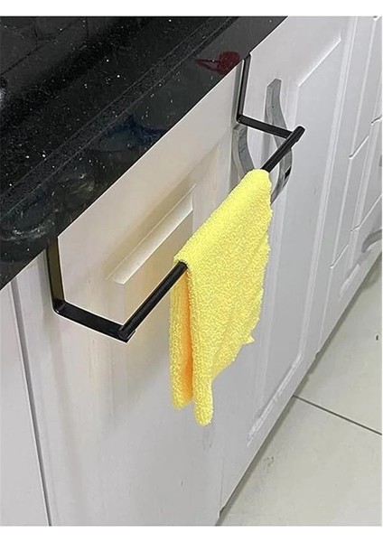 Krom Kaplama Çelik Dolap Kapağı Havlu Askılığı 30CM Dolap Kapağı Mutfak Bezi Askılı (Beyaz) fırsatları