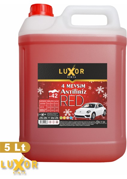 4 Mevsim -42 Kırmızı Antifriz 5 LT. modelleri
