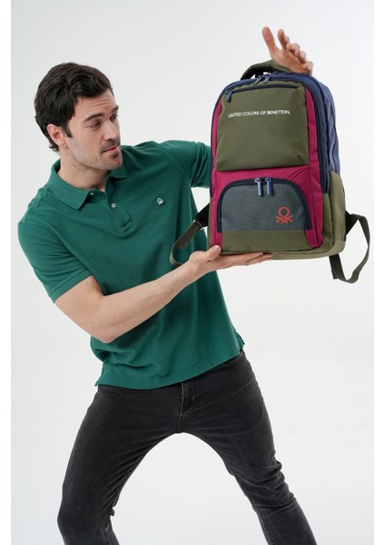 Sırt Çantası Suya Dayanıklı Çok Gözlü Tasarım 46x30x15 cm Unisex