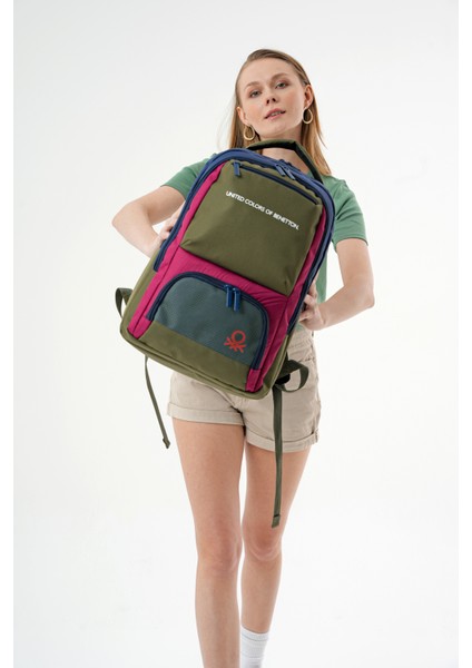 Sırt Çantası Suya Dayanıklı Çok Gözlü Tasarım 46x30x15 cm Unisex