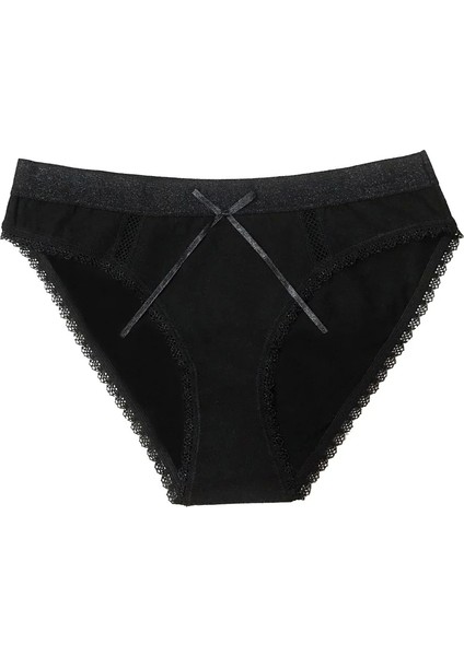 Şahinler Kadın Fiyonklu Fileli Bikini Külot B313