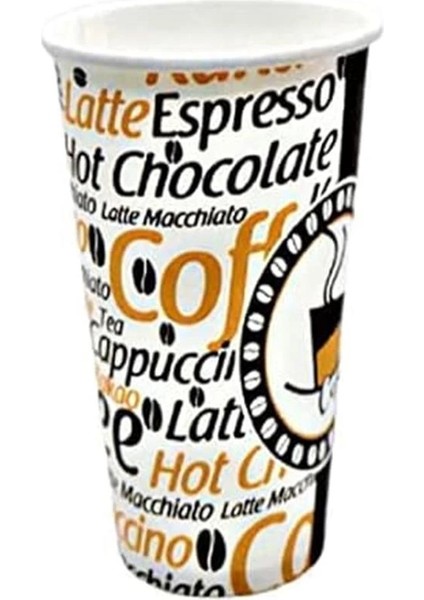Excodi Cup - [ Cup ] 12 Oz Karton Bardak - 300 ml - 160 Adet Kaliteli Otomat Bardağı