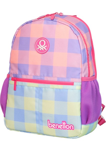 Ekose Desen Kız Çocuk Ilkokul Çantası