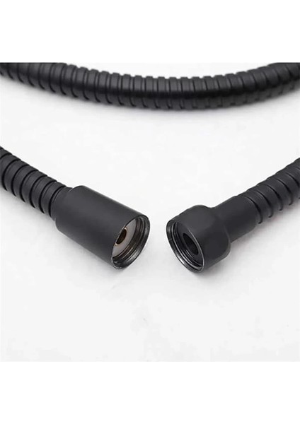 Mayaglory Örgülü Duş Hortumu Spiral Shower Hose, Siyah