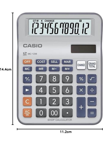MC-12M Mini Desk Type 12 Digits Hesap Makinesi