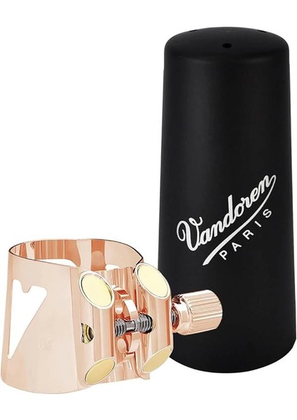LC01PGP Optimum Bb Clarinet Ligature & Cap; Pembe Altın