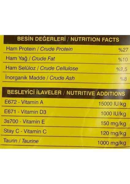 Renkli Taneli Yetişkin Kedi Maması 1 kg modelleri