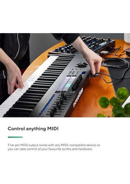 Launchkey 88 [mk3] Mıdı Klavye: Etkileyici Müzik Yaratımı Için Premium 88 Tuşlu Mıdı Klavye