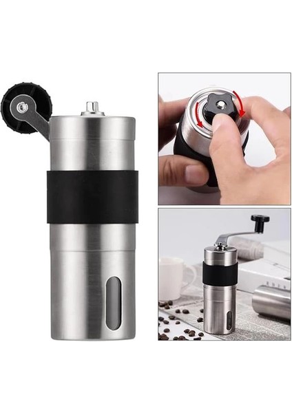 Paslanmaz Çelik Kahve Değirmeni Baharat Öğütücü Dişli Manuel Coffee Grinder modelleri