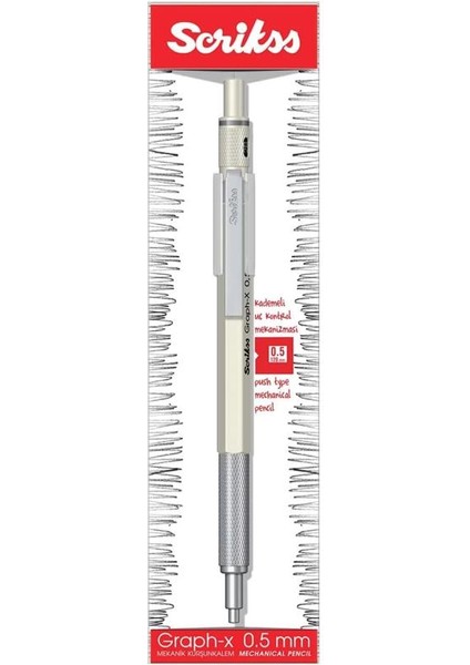 Office Graphx Mekanik Kurşun Kalem Beyaz 0.5 mm