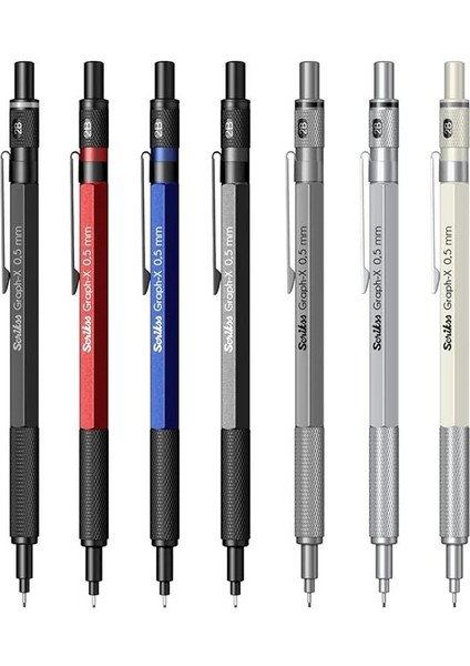 Office Graphx Mekanik Kurşun Kalem Beyaz 0.5 mm