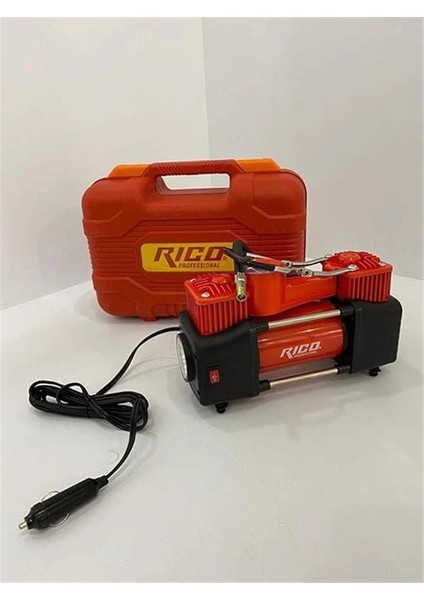 Rico FY-002C-1 Çift Silindirli Metal Mini Hava Kompresörü 12 Volt modelleri