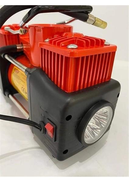 Rico FY-002C-1 Çift Silindirli Metal Mini Hava Kompresörü 12 Volt fırsatları