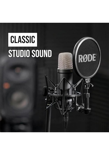 Rode Nt1 Signature Series Large-Diaphragm Condenser Mikrofon (Siyah) fırsatları