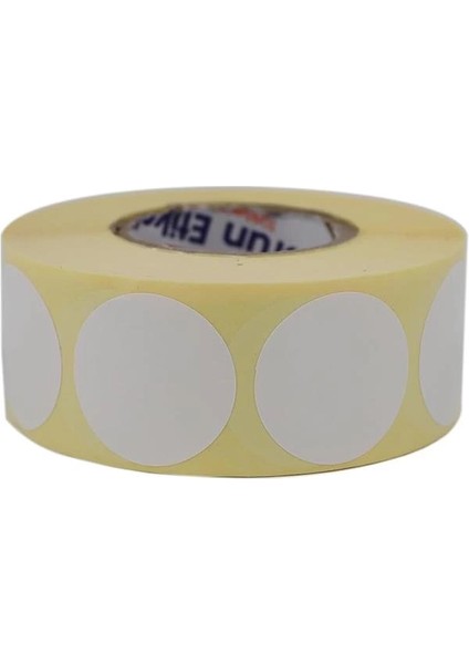 Eko Termal Çap Etiketi 30MM Yuvarlak Çıkartma 1000 Adet fırsatları