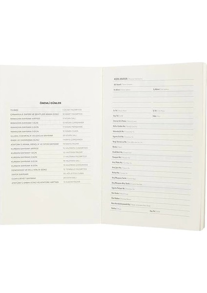 2024 Ajanda - Sarı Papatya modelleri