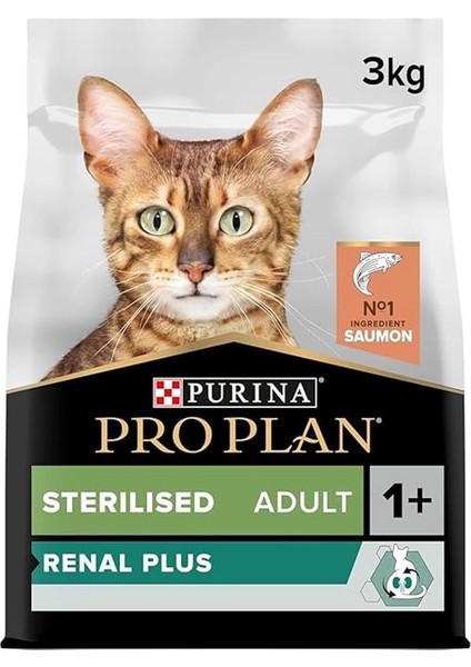 Sterilised Somonlu Kuru Kedi Maması 3 kg