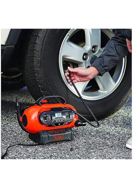 Black + Decker BDCINF18N 12V/220V/18V Li-Ion 160PSI Şarjlı Hava Kompresörü modelleri