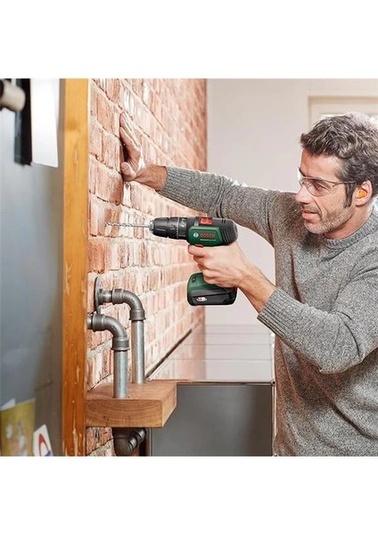 Beton Matkap Ucu ve Vidalama Seti, Yeşil, 15 Adet, Ahşap Delme Ucu: 4/6/8, Beton Delme Ucu: