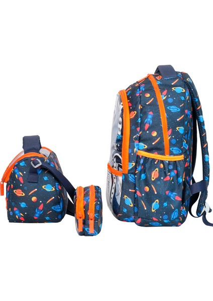 Astronot Erkek Çocuk Çanta Seti