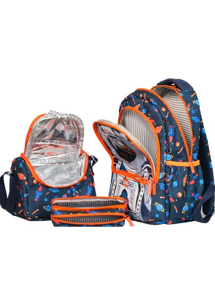 Astronot Erkek Çocuk Çanta Seti