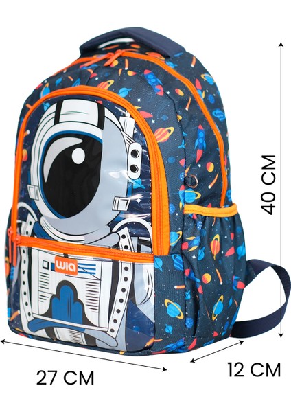 Astronot Erkek Çocuk Çanta Seti