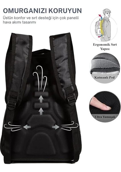 Av A Dos Çok Gözlü Çok Bölmeli Terletmeyen Ortopedik Sırt Destekli Lise Ortaokul Ilkokul Büyük Okul fiyatları