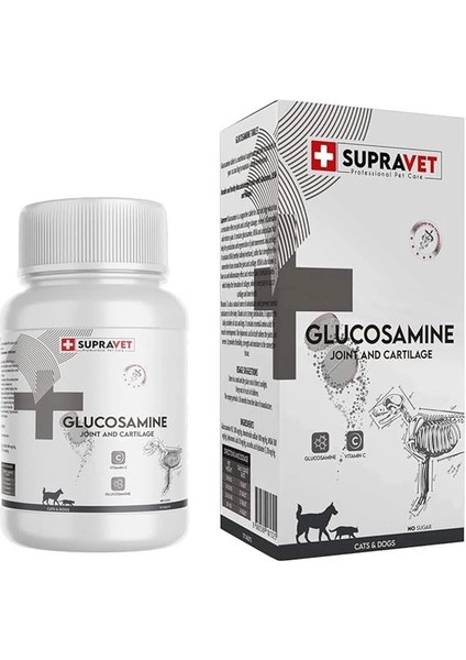 Glucosamine Kedi ve Köpek Eklem Sağlığı Güçlendirici Glukozamin Tablet + Vitamin C 75 fırsatları