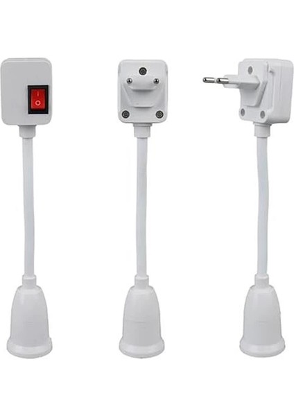 1 Adet Oynar Başlıklı Akrobatik Fişli Açma Kapama Anahtarlı Prize Takılan E27 Ampul Duy fırsatları