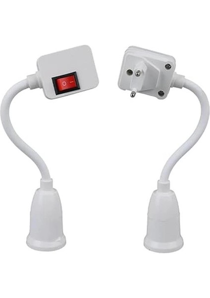 1 Adet Oynar Başlıklı Akrobatik Fişli Açma Kapama Anahtarlı Prize Takılan E27 Ampul Duy indirimleri