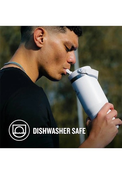 The Iceflow Flip Straw Pipetli Termos Bardak, 0.88 Lt fırsatları