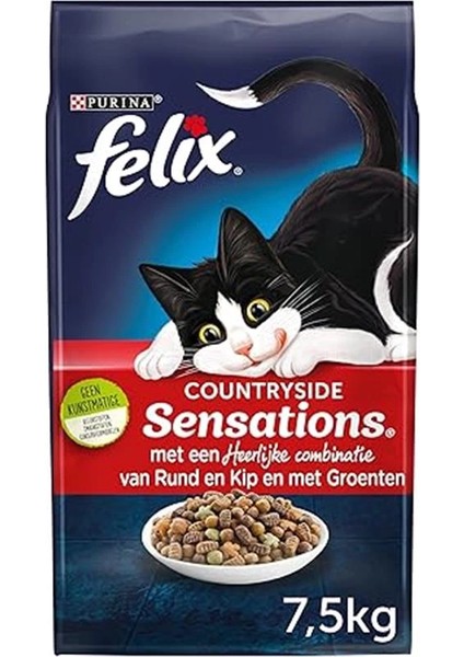 Countryside Sığır Etli & Tavuklu Sebzeli Kuru Kedi Maması 7,5 Kilogram fırsatları