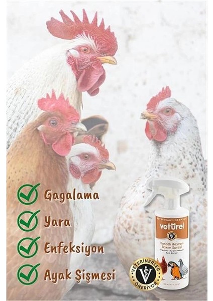 Kanatlı Hayvan Bakım Spreyi 500ML modelleri