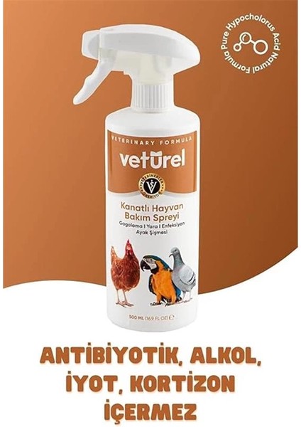 Kanatlı Hayvan Bakım Spreyi 500ML