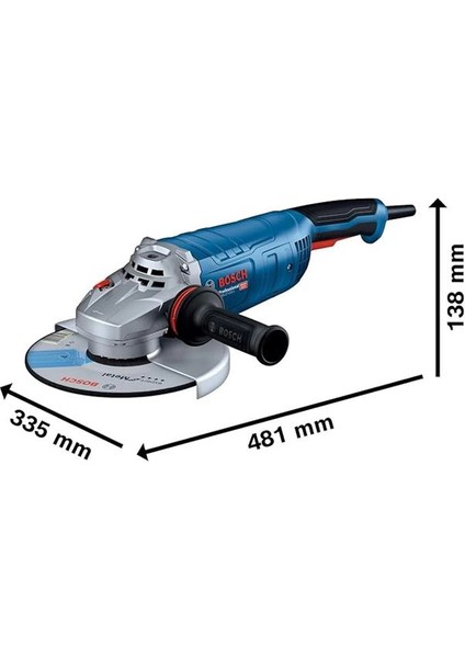 Gws 27-230 J Büyük Taşlama modelleri