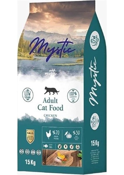 Az Tahıllı Yetişkin Kedi Maması Tavuklu 15 kg