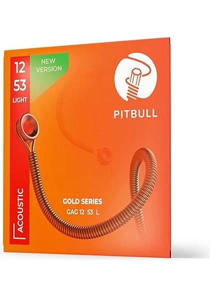 Strings Gold Series Gag L Pb Light Takım Tel - Yeni Seri Akustik Gitar Teli 012-053