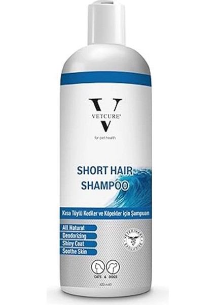 Short Hair Kedi ve Köpekler Için Okyanus Kokulu Kısa Tüylü Şampuan 400 ml fırsatları